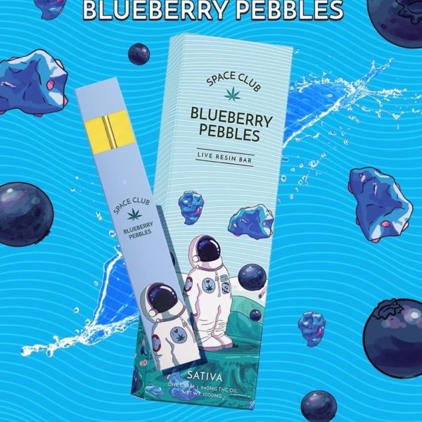 Space Club Disposable Blueberry Pebbles