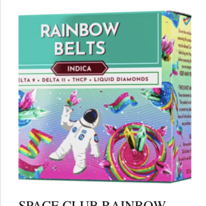 Space Club Bulk Rainbow Belts